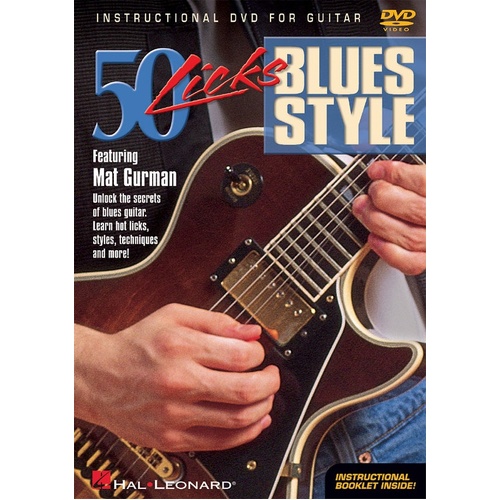 50 Licks Blues Style DVD (DVD Only)