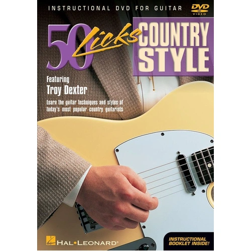 50 Licks Country Style DVD by Hal Leonard