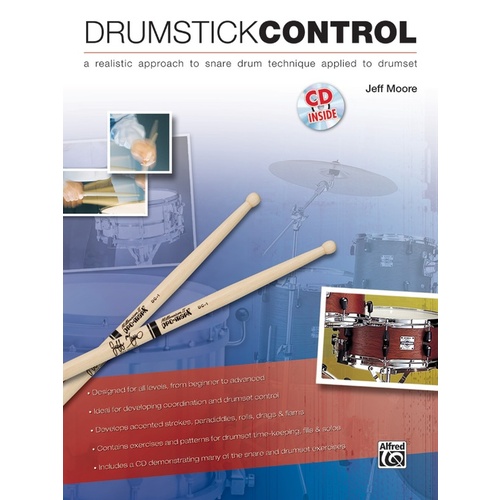 Drumstick Control Snare Drum Book/CD