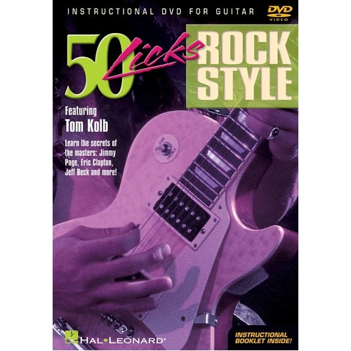 50 Licks Rock Style Instructional DVD