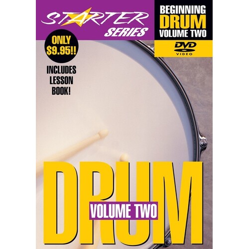 Beginning Drum Starter Series Vol 2 DVD (DVD Only)