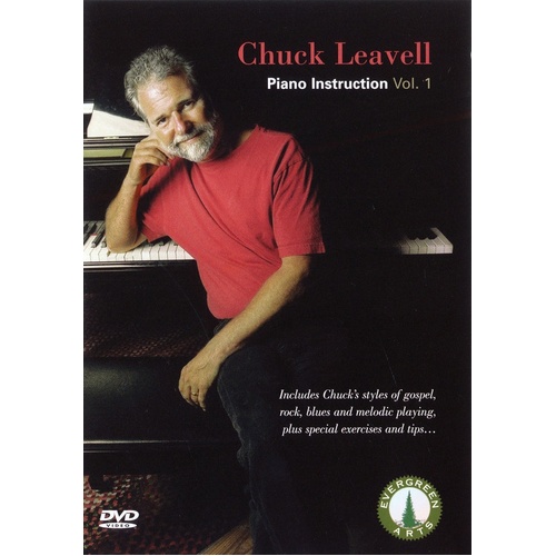Chuck Leavell Piano Instruction DVD Vol 1 (DVD Only)