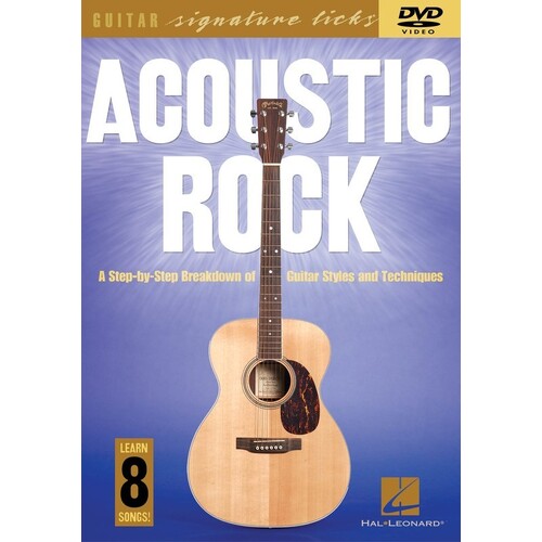 Acoustic Rock Sig Licks DVD (DVD Only)