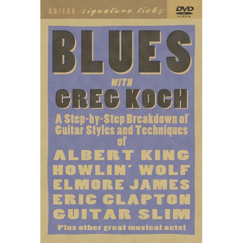 Blues With Greg Koch DVD (DVD Only)