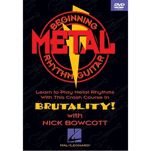 Beginning Metal Rhythm Guitar DVD (DVD Only)