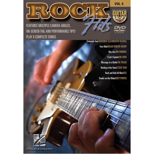 Rock Hits Guitar Play Along DVD Vol 6 (DVD Only)