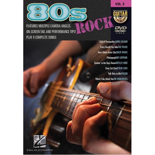 80s Rock Guitar Play Along DVD V9 (DVD Only)
