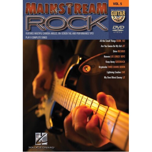 Mainstream Rock Guitar Play Along DVD Vol 5 (DVD Only)