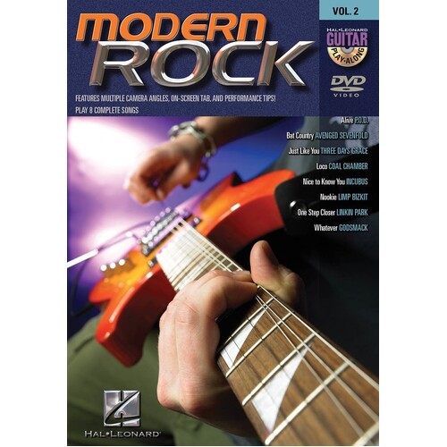 Modern Rock Guitar Play Along DVD V2 (DVD Only)