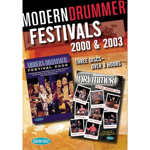Modern Drummer Festival 2000 and 2003 3 DVD Set (DVD Only)