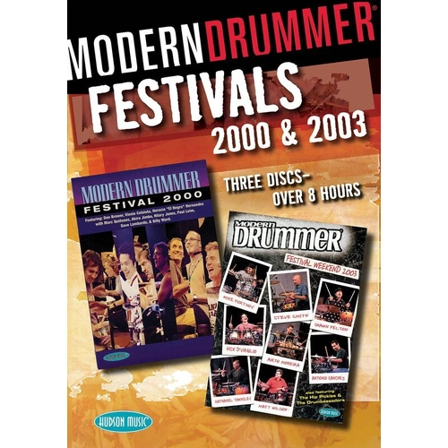Modern Drummer Festival 2000 & 2003 3-DVD Set