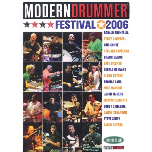Modern Drummer Festival 2006 4 DVD Set Sat and Sun (DVD Only)