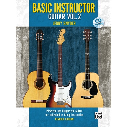 Basic Instructor Guitar 2nd Edition Book with 2 CDs