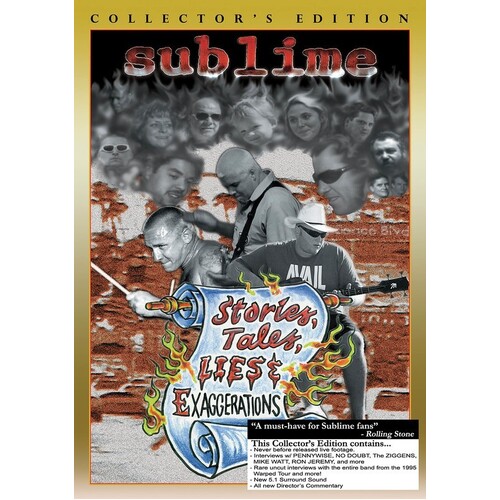 Sublime Stories Tales Lies & Exaggerations DVD