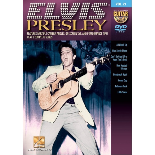 Elvis Presley Guitar Playalong DVD V21 (DVD Only)