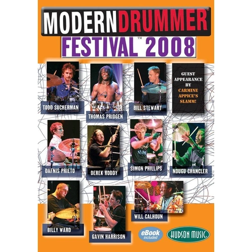 Modern Drummer Festival 2008 4 DVD Set by Hudson Music