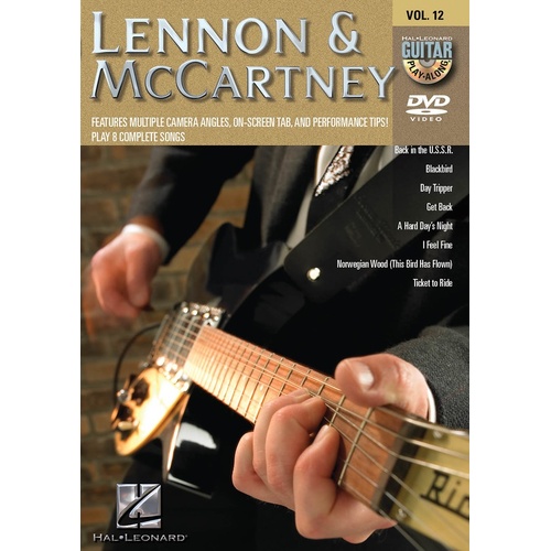 Lennon and Mccartney Guitar Play Along DVD V12 (DVD Only)