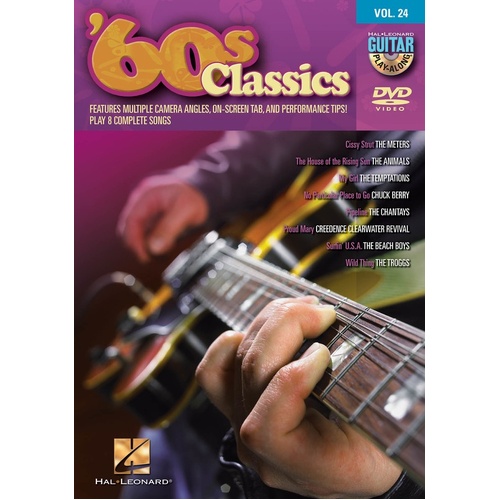 60s Classics Guitar Play Along DVD V24 (DVD Only)