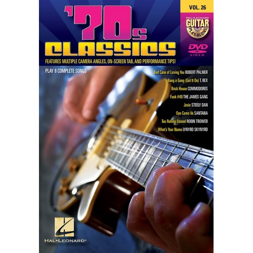 70s Classics Guitar Play Along DVD V26 (DVD Only)