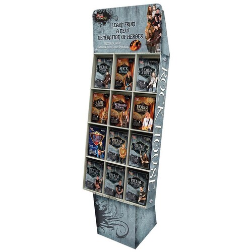 Rock House DVD Display Cardboard 12 Facings