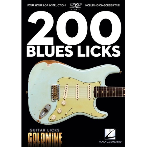 Guitar Licks Goldmine 200 Blues Licks DVD (DVD Only)