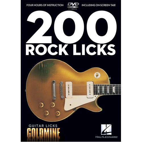 Guitar Licks Goldmine 200 Rock Licks DVD (DVD Only)