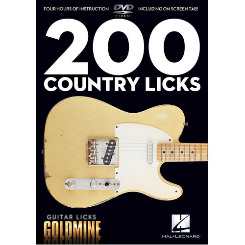 Guitar Licks Goldmine 200 Country Licks DVD (DVD Only)