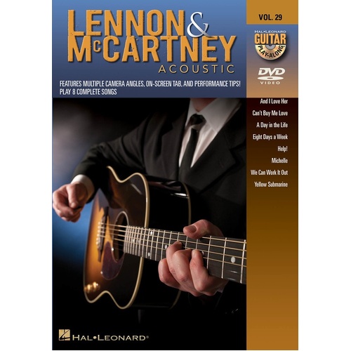 Lennon and Mccartney Guitar Play Along DVD V29 (DVD Only)