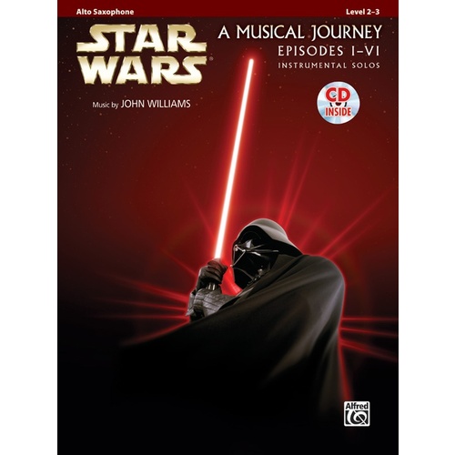 Star Wars Inst Solos 1-6 Alto Sax Book/CD