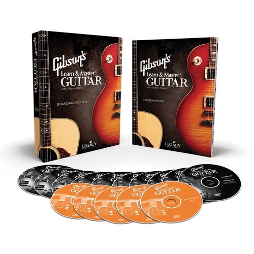 Gibsons Learn and Master Guitar Book/5CD/10DVD (Book/CD/DVD)