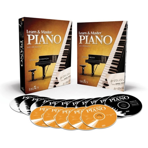 Learn and Master Piano Book/5CD/10DVD (Book/CD/DVD)