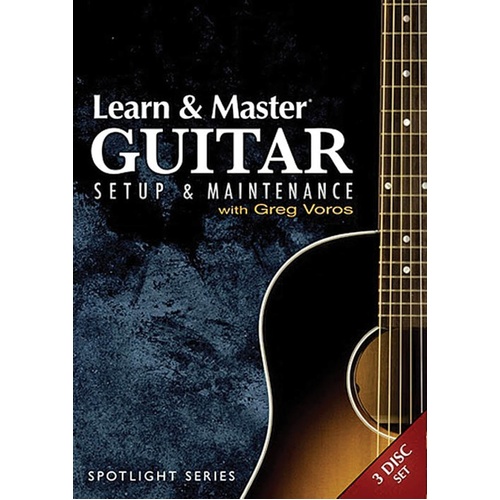 Learn and Master Guitar Setup and Maintenance 3DVD (DVD Only)
