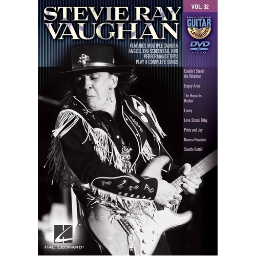 Stevie Ray Vaughan Guitar Play Along DVD V32 (DVD Only)