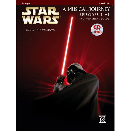 Star Wars A Musical Journey Instrumental Solos 1-6 Trumpet Book with CD