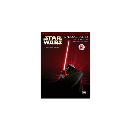 Star Wars A Musical Journey Instrumental Solos 1-6 Trombone Book with CD