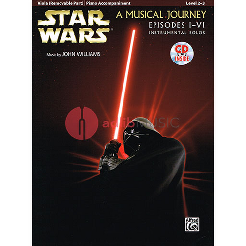 Star Wars Instrumental Solos 1-6 Viola Book/CD by John Williams
