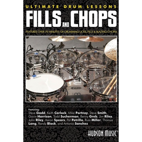 Fills & Chops Ultimate Drum Lessons DVD by Hudson Music