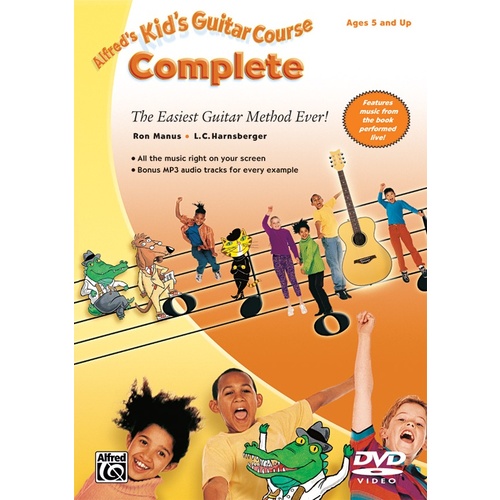Alfreds Kids Guitar Course Complete DVD