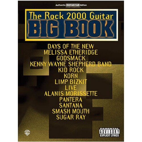 Rock 2000 Guitar Big Book Guitar TAB (Softcover Book)