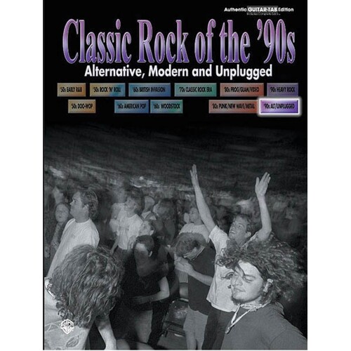 Classic Rock Of The 90s Guitar TAB (Softcover Book)