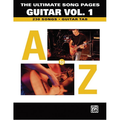 Ultimate Song Pages V1 A To Z Guitar TAB (Softcover Book)