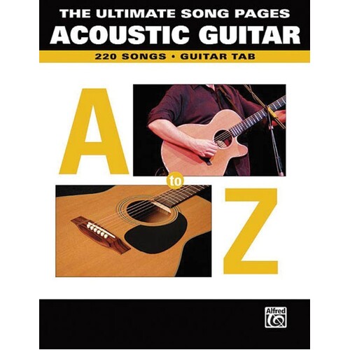 Ultimate Song Pages Acoustic Guitar A To Z Guitar T (Softcover Book)