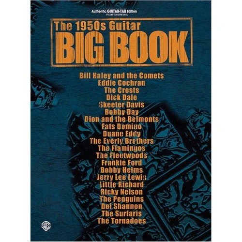 1950s Guitar Big Book - Guitar TAB - 124 Pages - Hal Leonard