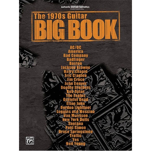 1970S Guitar Big Book Guitar TAB (Softcover Book)