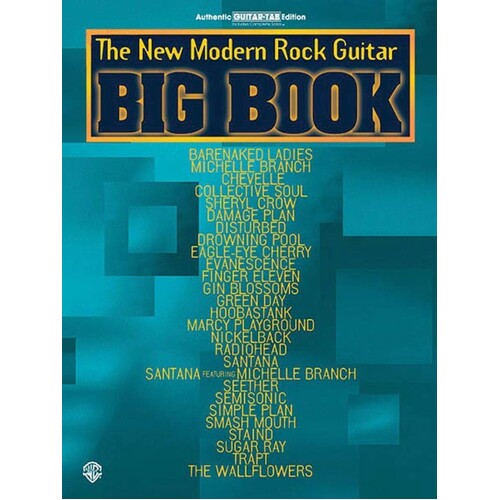 New Modern Rock Guitar Big Book Guitar TAB (Softcover Book)
