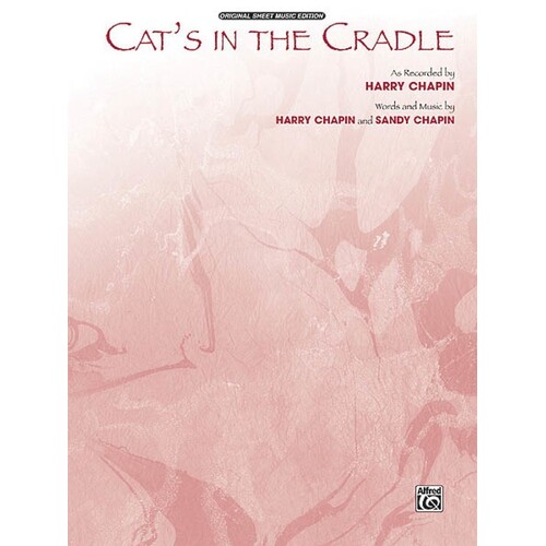 Cats In The Cradle S/S PVG (Sheet Music)