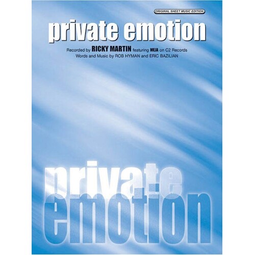 Private Emotion S/S PVG (Sheet Music)