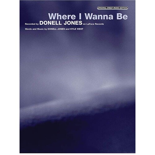 Where I Wanna Be S/S PVG (Sheet Music)