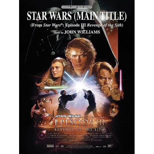 Star Wars Revenge of the Sith Piano Solo Sheet Music by Alfred Music