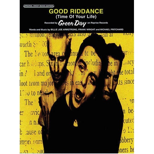 Good Riddance (Time of Your Life) Piano & Vocal Sheet Music